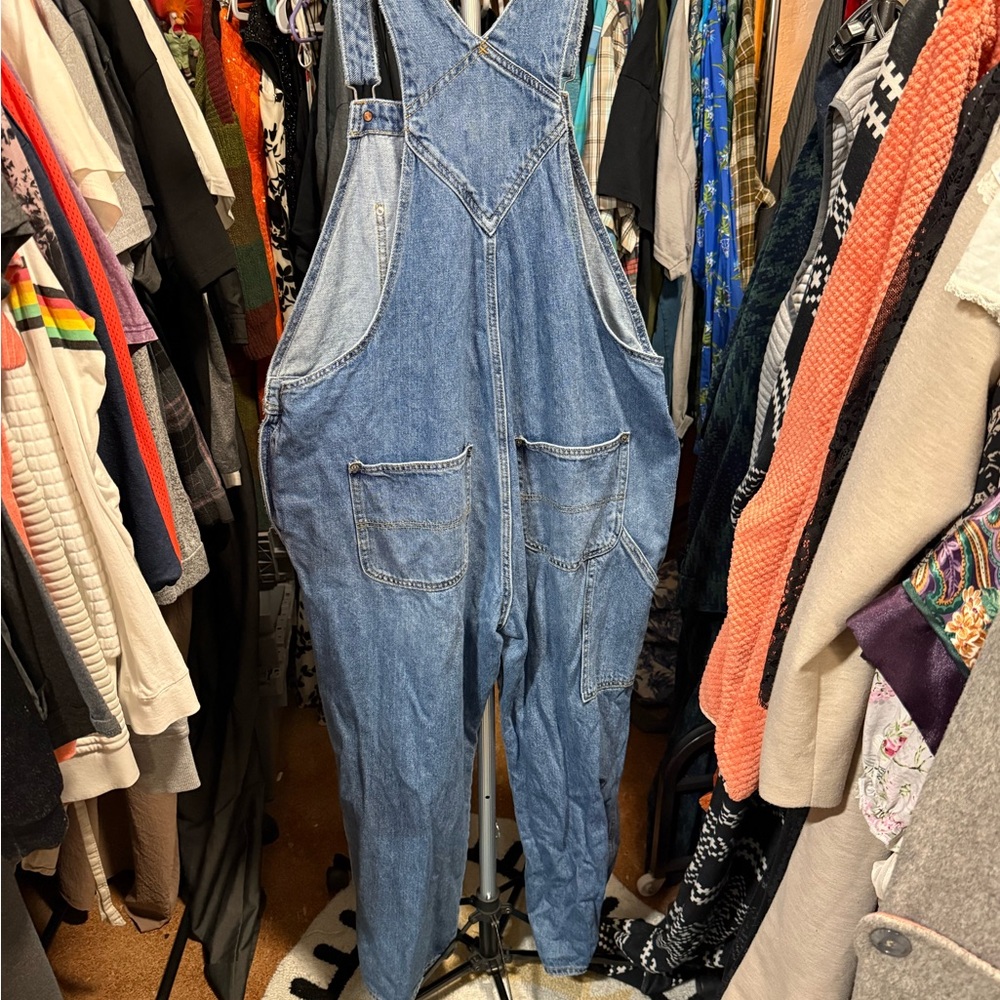 Old Navy Light Blue Denim Overalls